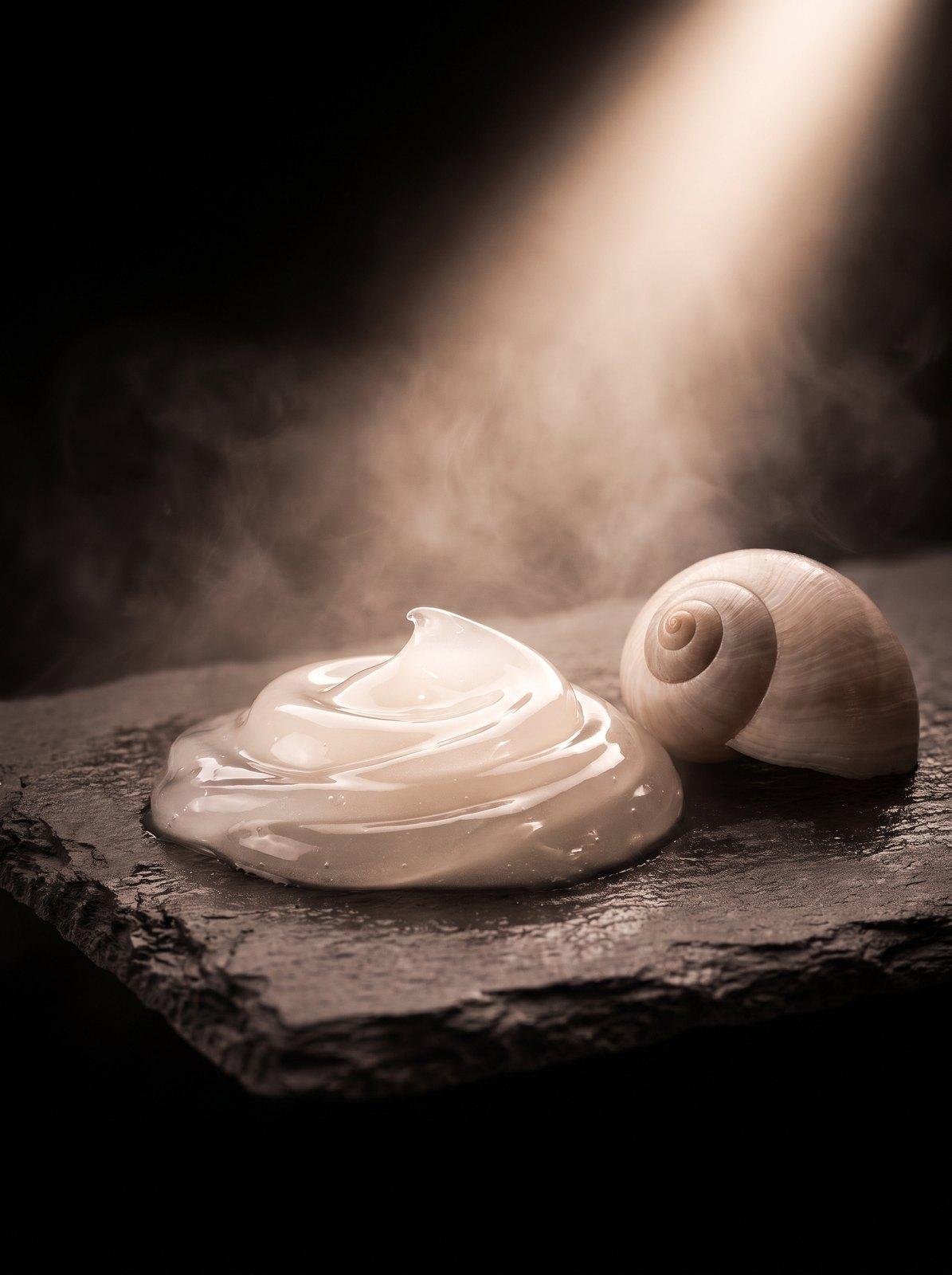 Baba de caracol purificada